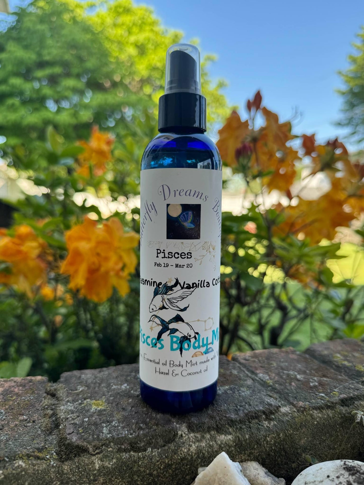 Handmade All Natural 8 oz Zodiac Astrology Body Mists