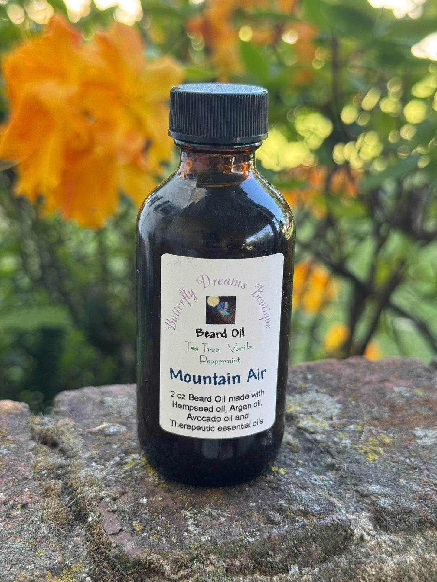 All Natural Plant based hemp seed beard oil