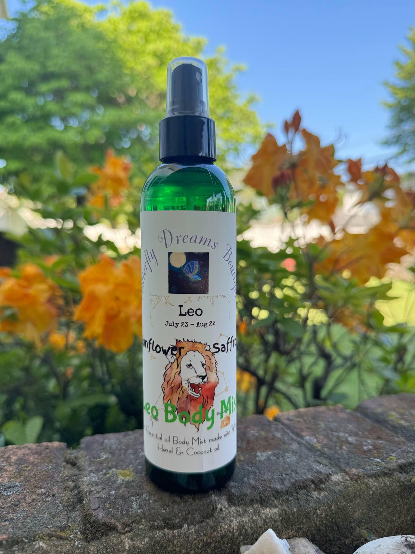 Handmade All Natural 8 oz Zodiac Astrology Body Mists