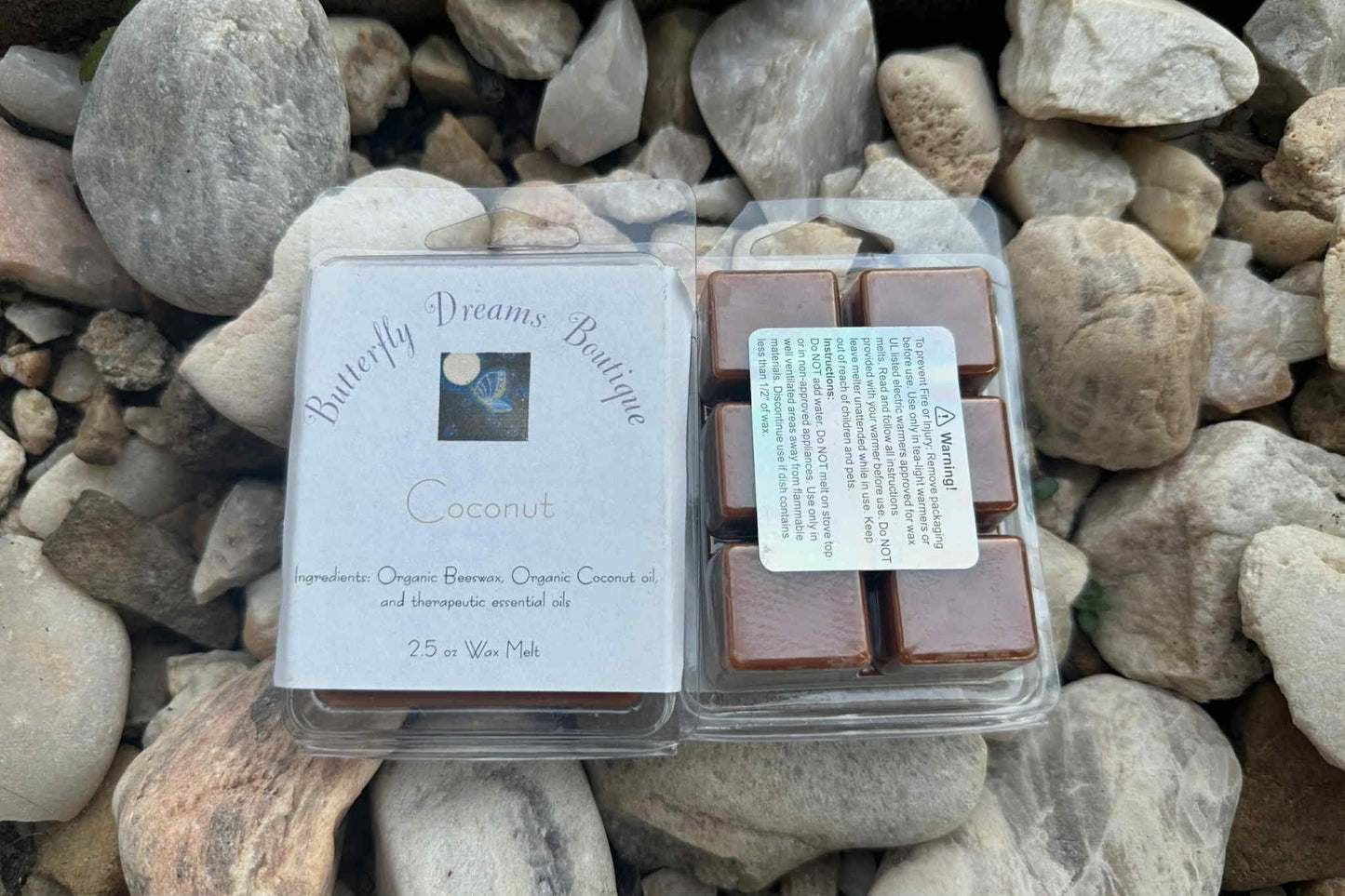 Homemade Fresh Fruit Scented 2.5 oz Organic Beeswax wax melts
