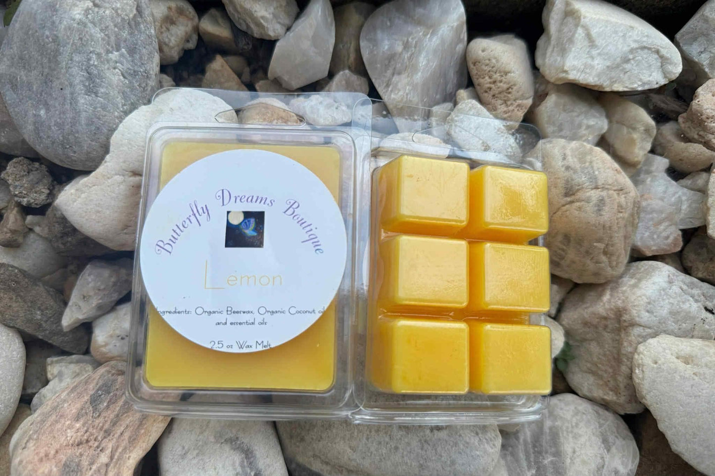 Homemade Fresh Fruit Scented 2.5 oz Organic Beeswax wax melts