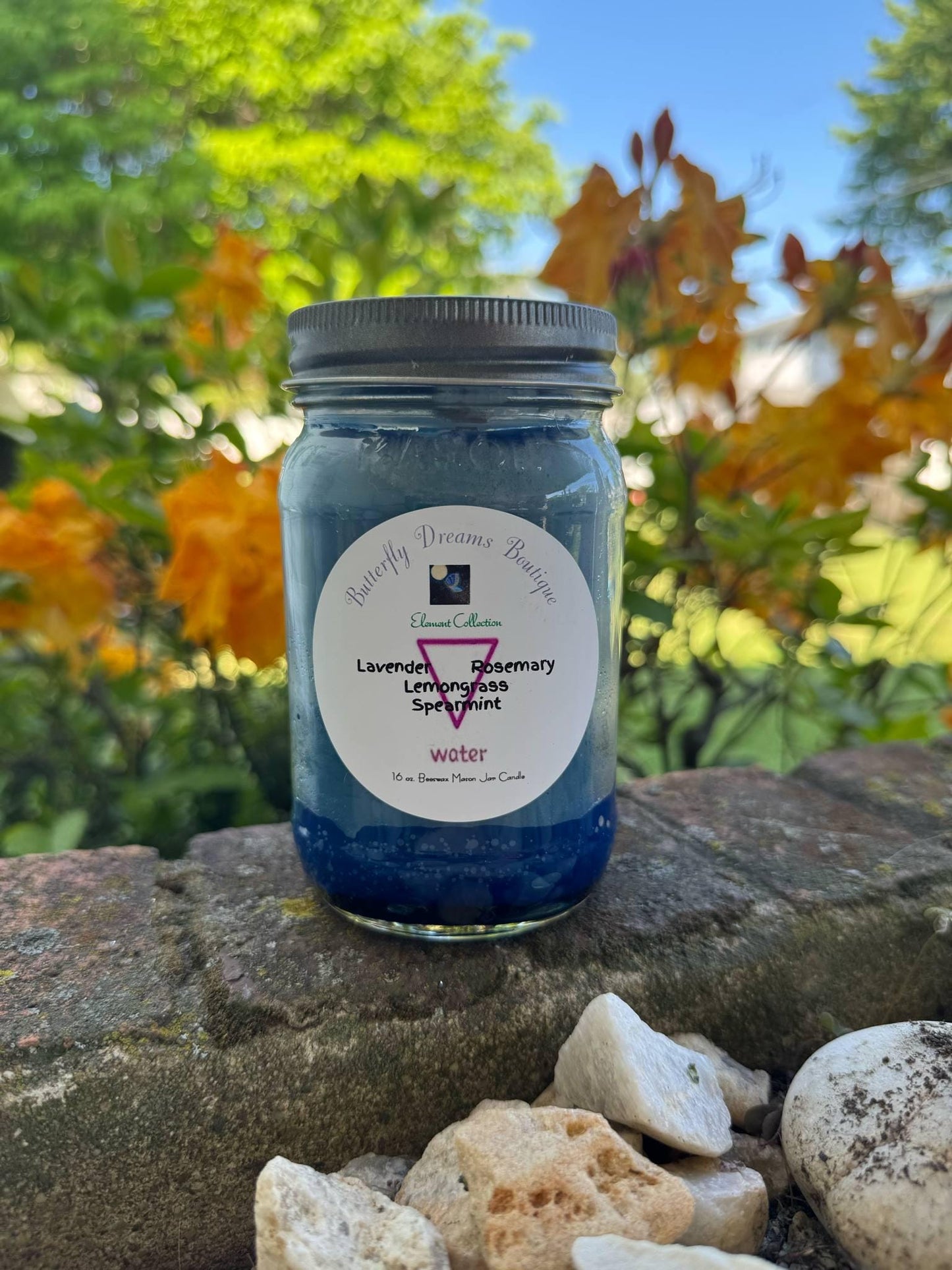 All Natural Element Collection 16 oz beeswax jar candle or 2 oz diffusers