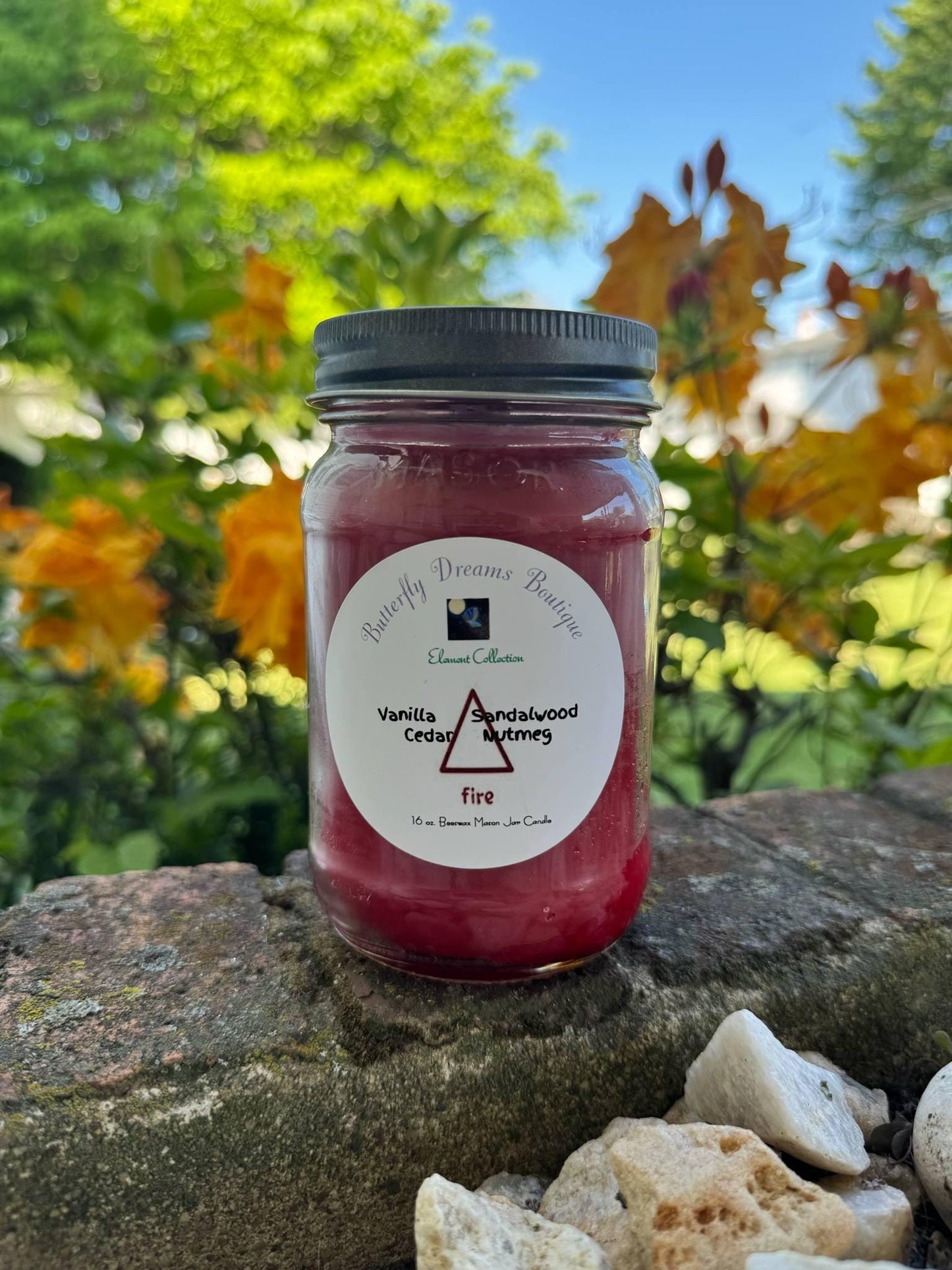 All Natural Element Collection 16 oz beeswax jar candle or 2 oz diffusers
