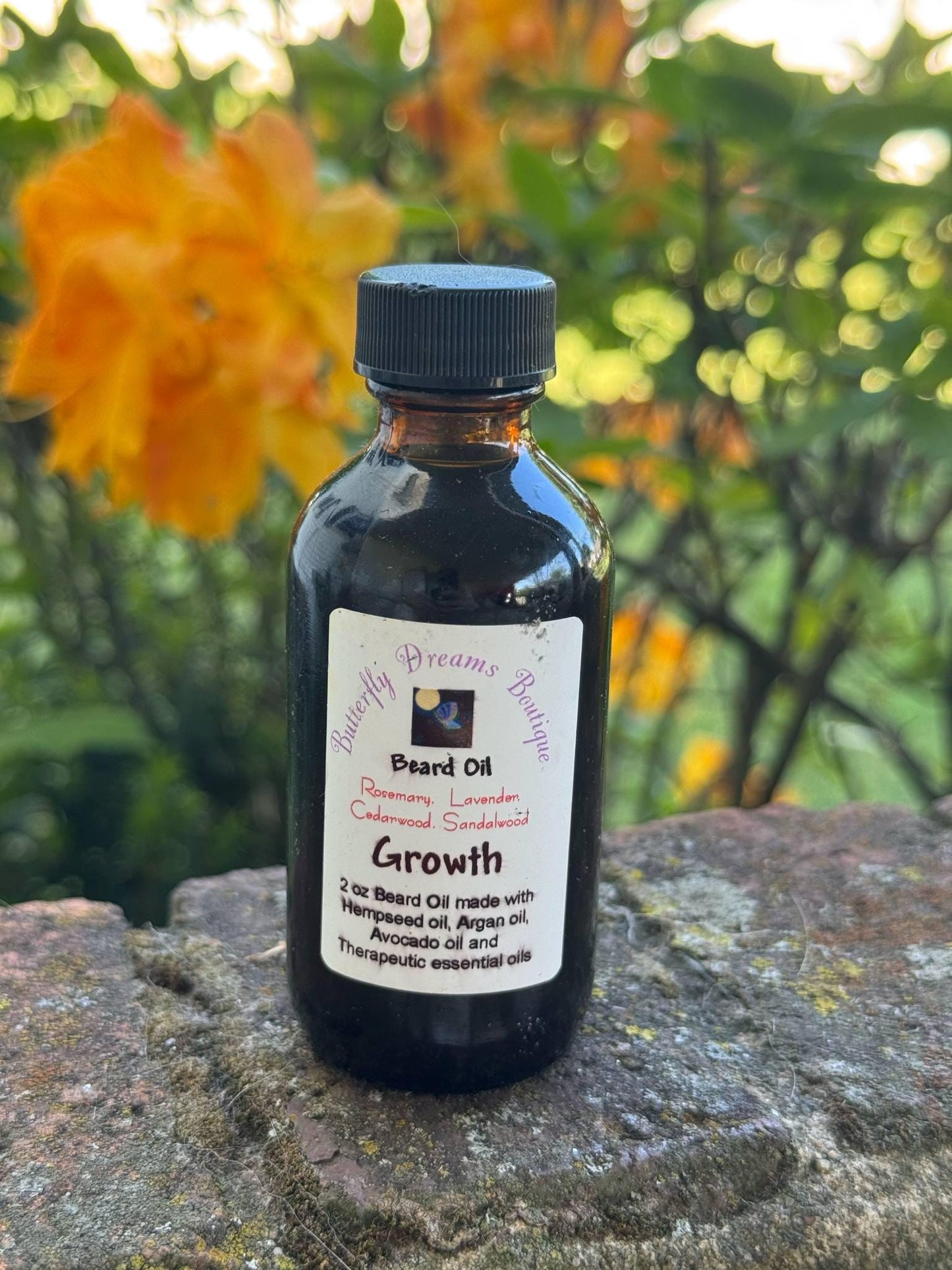 All Natural Plant based hemp seed beard oil