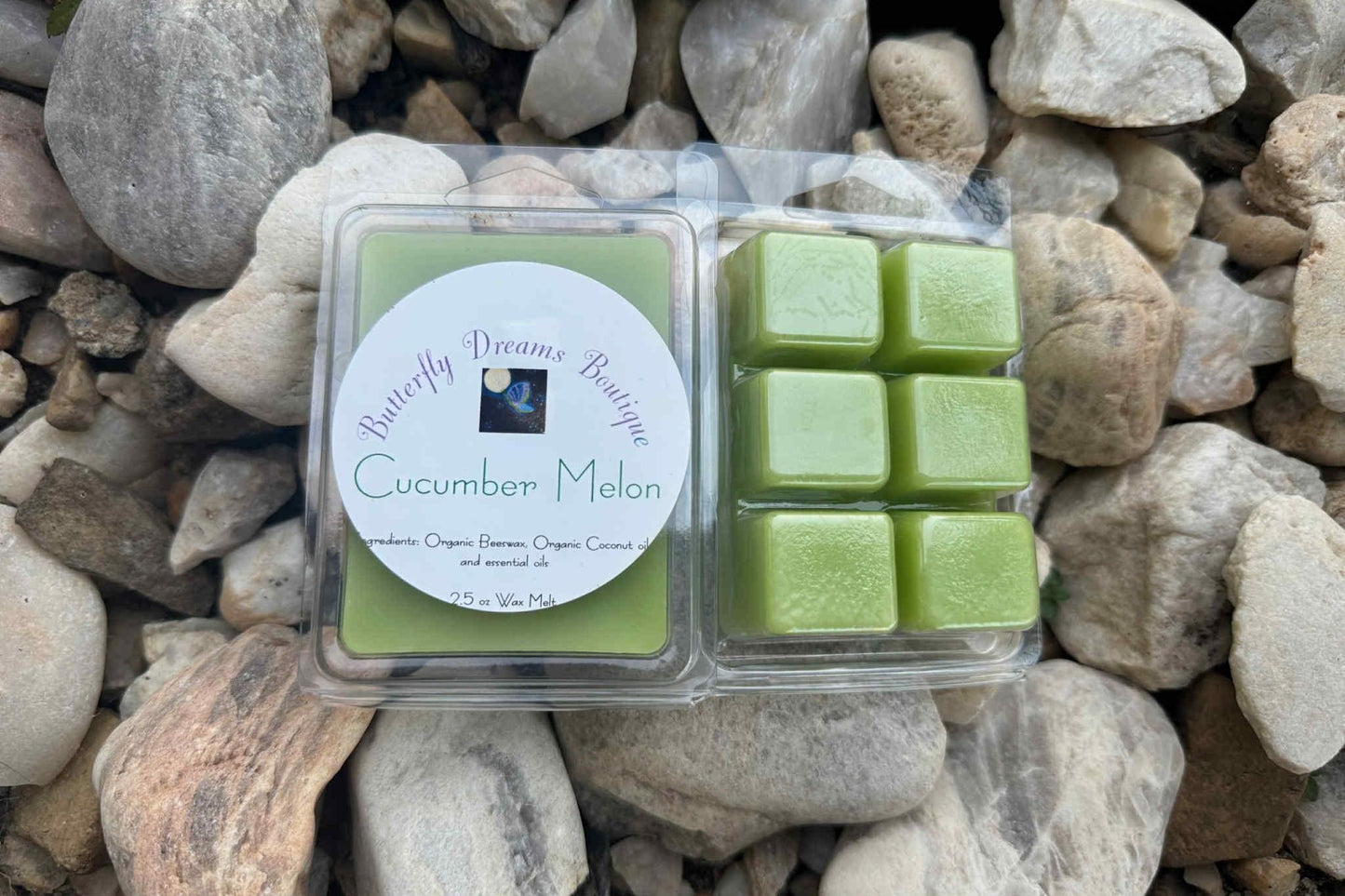 Homemade Fresh Fruit Scented 2.5 oz Organic Beeswax wax melts