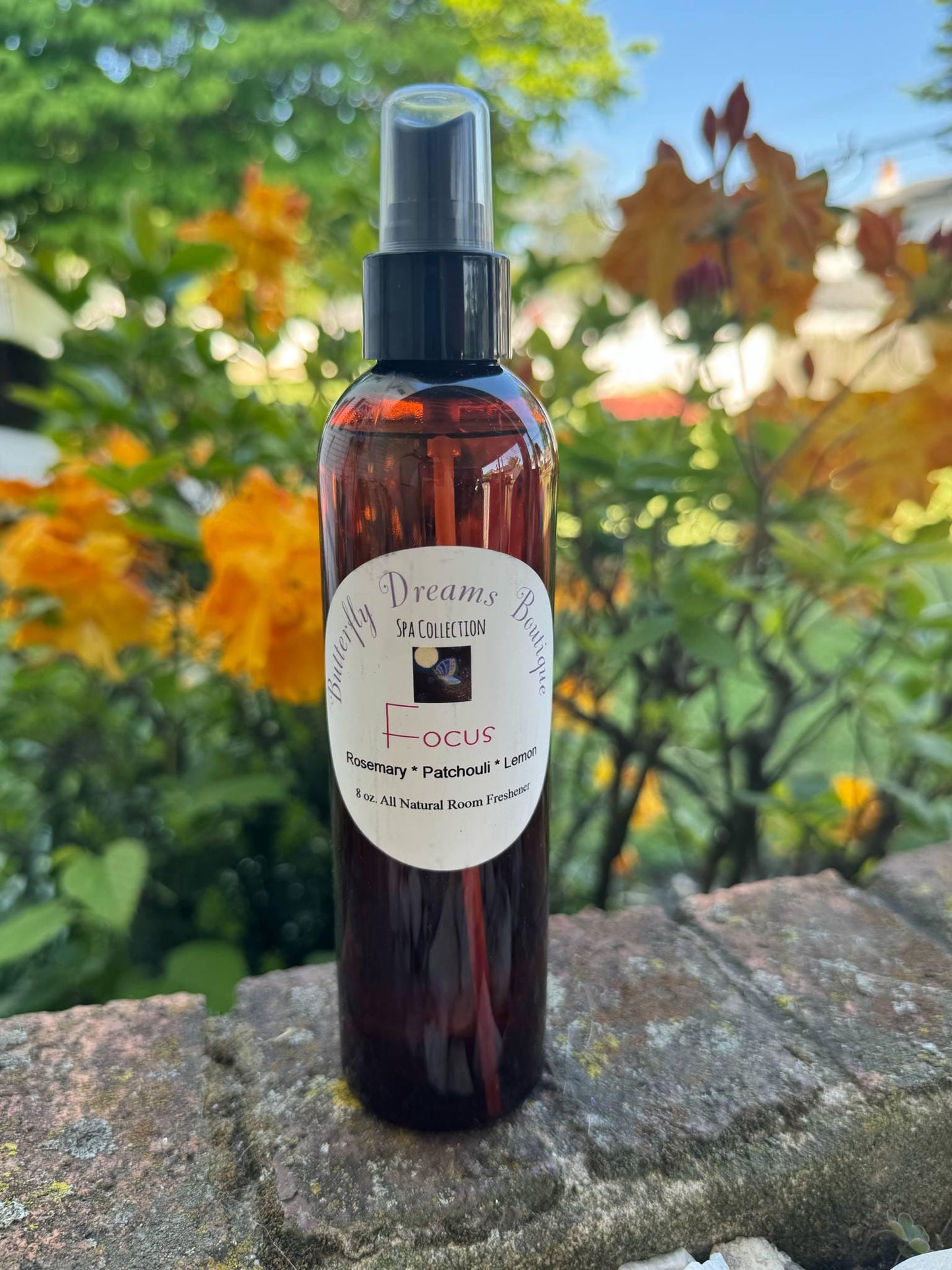 All Natural 8 oz Relaxing Spa scented essential oil Room Freshener Spray