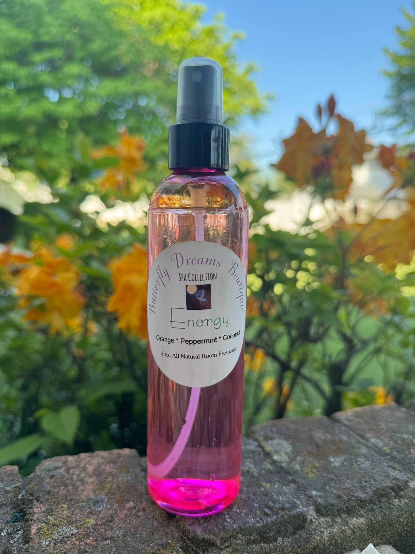 All Natural 8 oz Relaxing Spa scented essential oil Room Freshener Spray