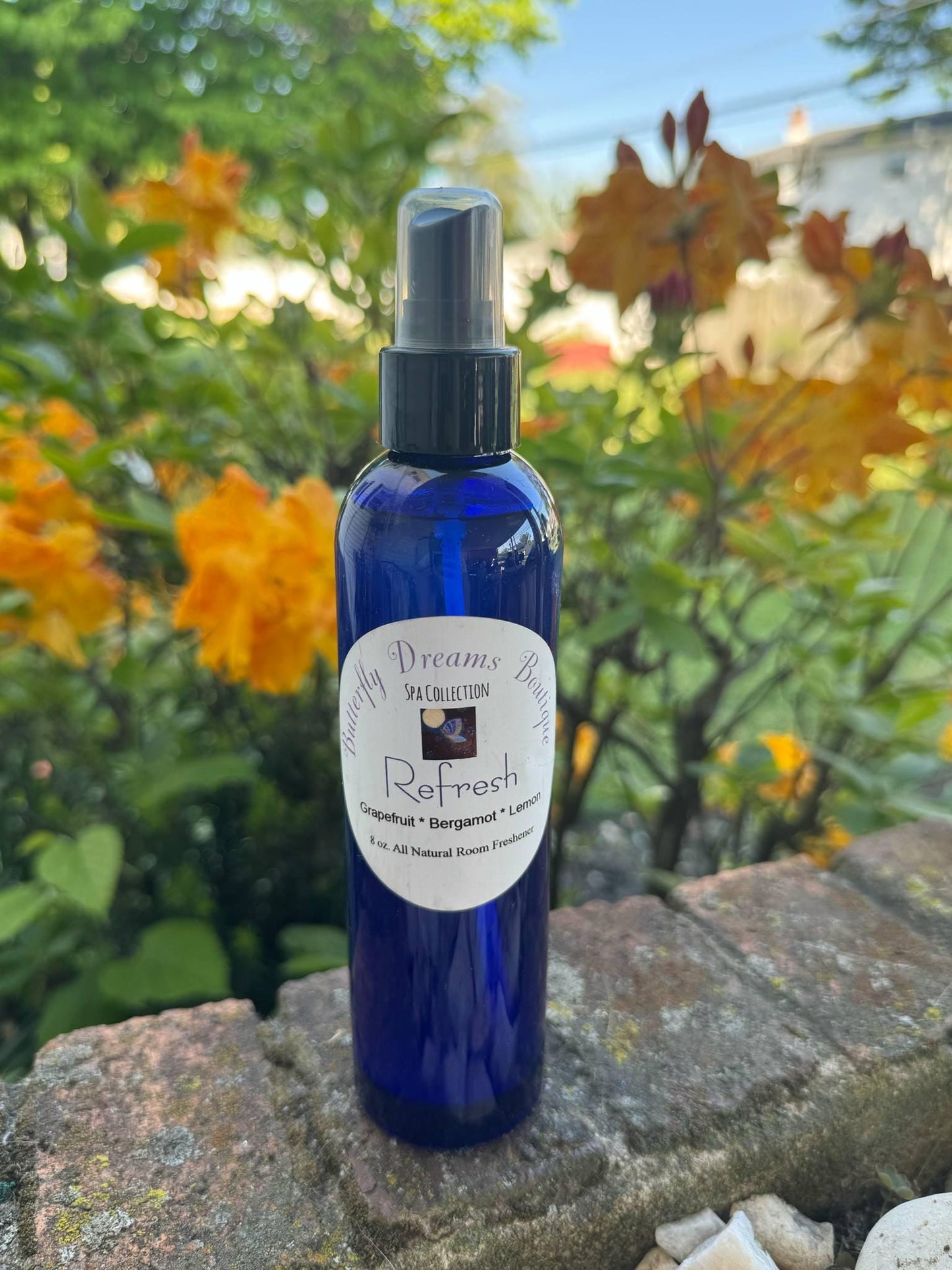 All Natural 8 oz Relaxing Spa scented essential oil Room Freshener Spray