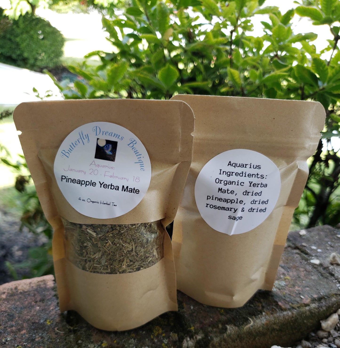 All Natural 4 oz Zodiac Astrology Herbal & Dried Fruit Tea Blends