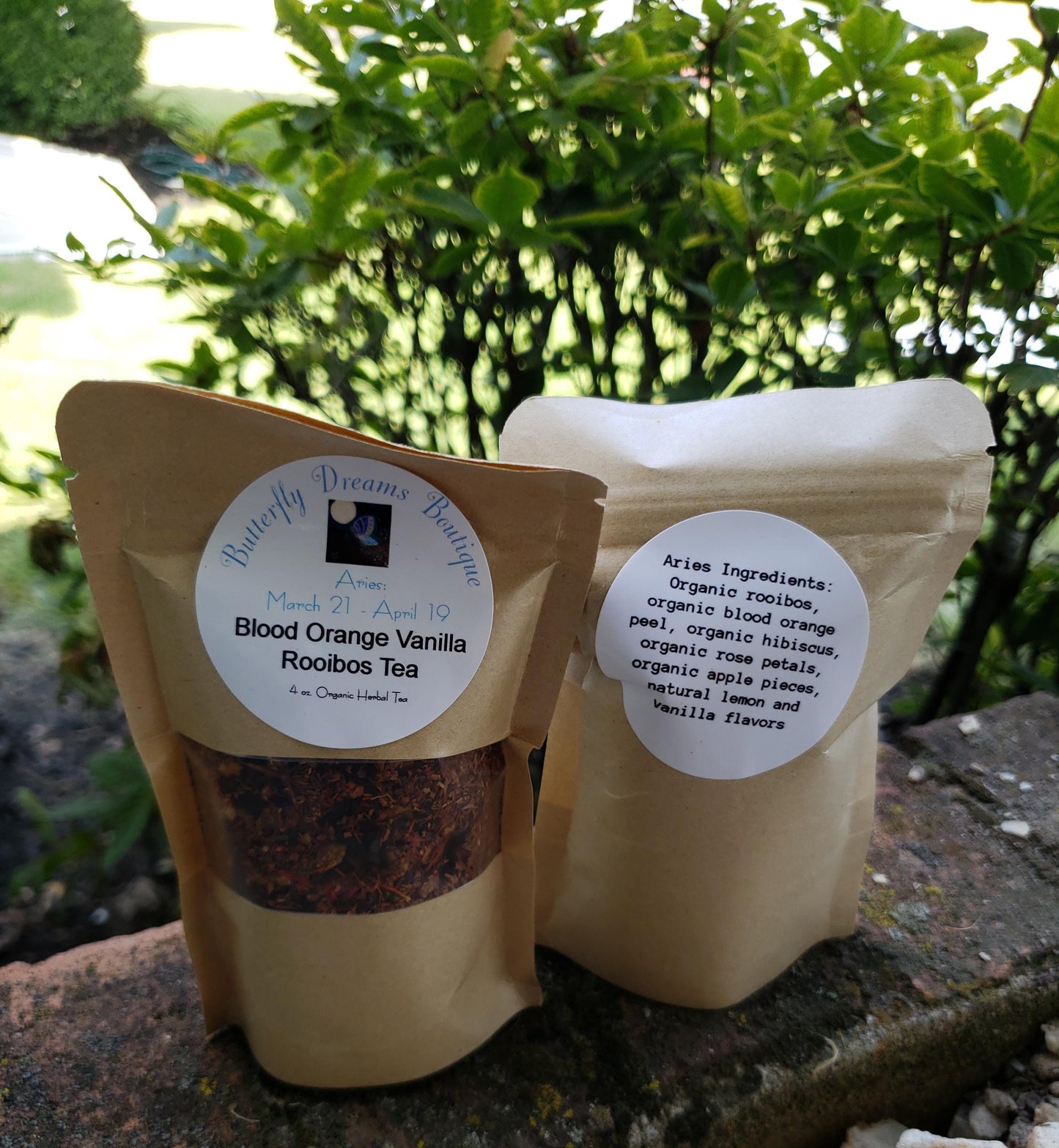 All Natural 4 oz Zodiac Astrology Herbal & Dried Fruit Tea Blends