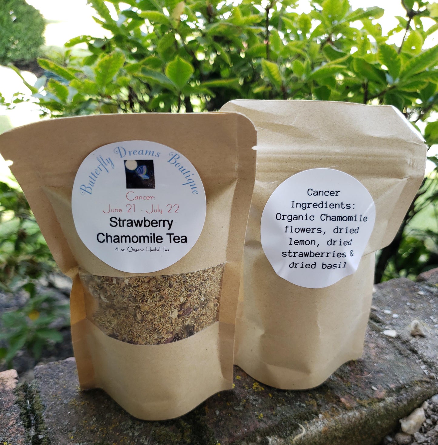 All Natural 4 oz Zodiac Astrology Herbal & Dried Fruit Tea Blends