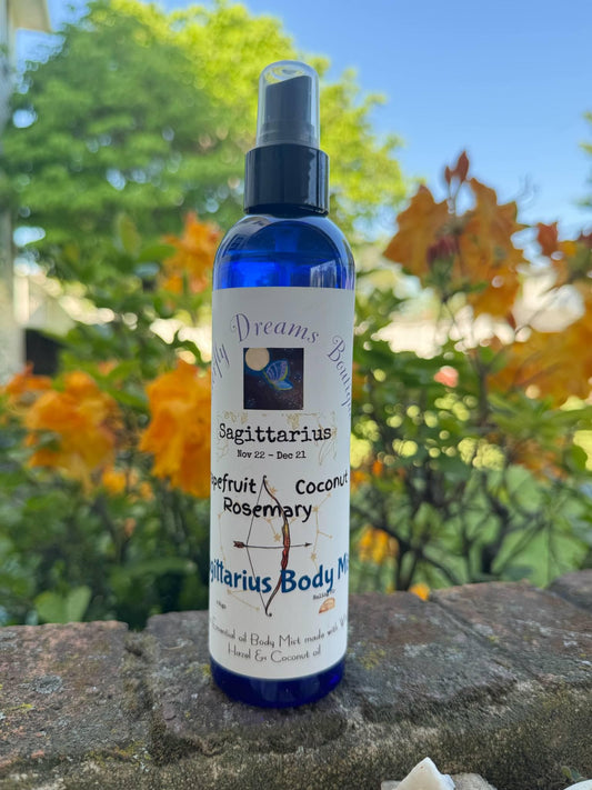 Handmade All Natural 8 oz Zodiac Astrology Body Mists