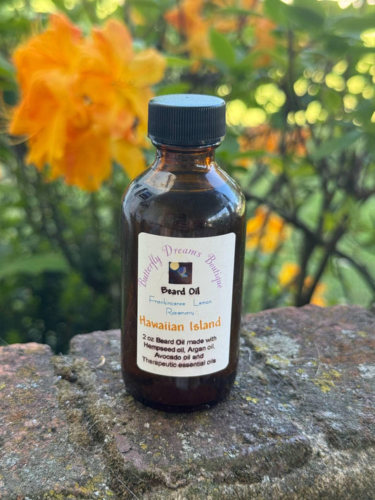 All Natural Plant based hemp seed beard oil