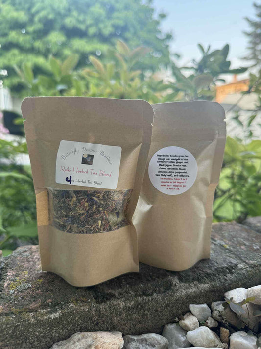 Homemade All Natural 4 oz Chakra Reiki Herbal Tea