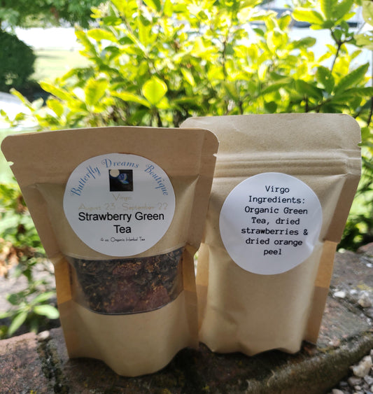 All Natural 4 oz Zodiac Astrology Herbal & Dried Fruit Tea Blends